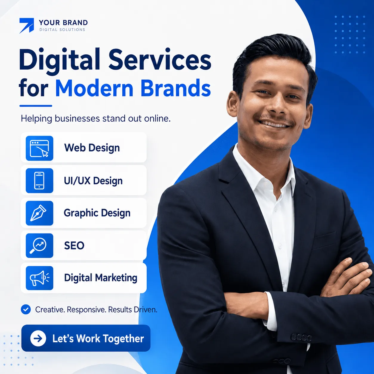 Digital Services for Modern Brands promotional graphic