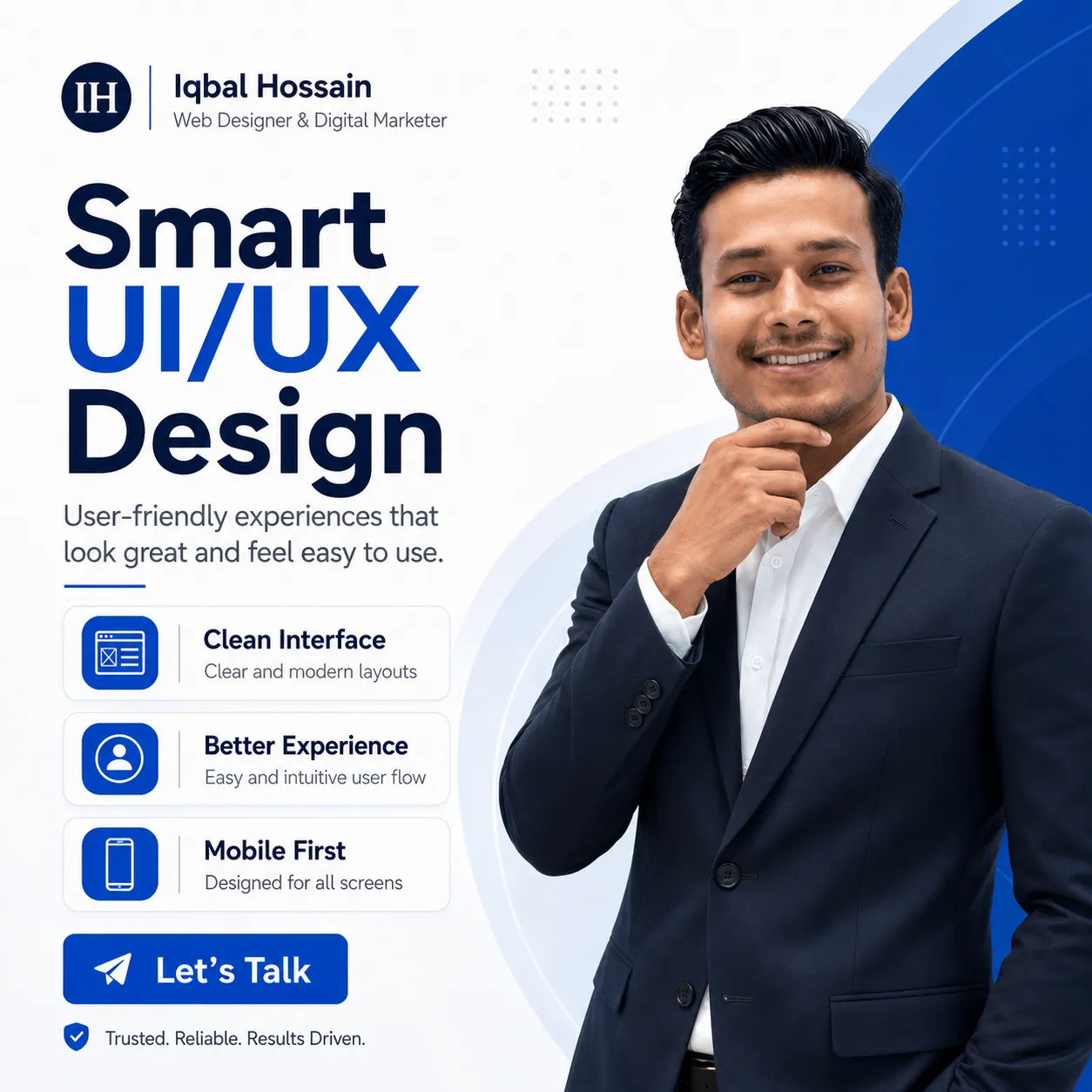 Smart UI/UX Design promotional graphic